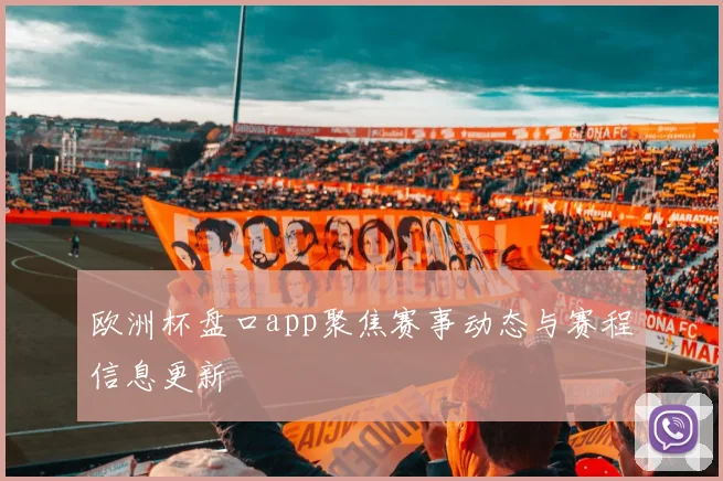 欧洲杯盘口app聚焦赛事动态与赛程信息更新